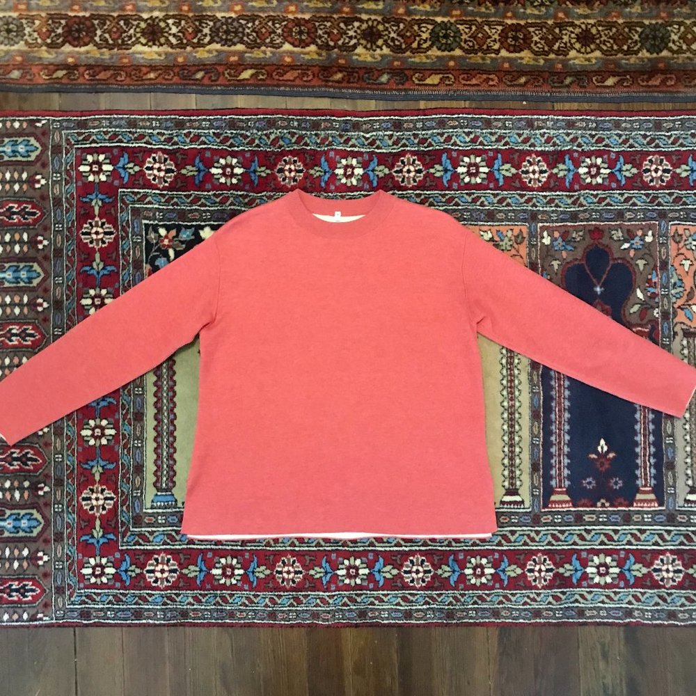 Muji Mock Neck Cotton Sweater